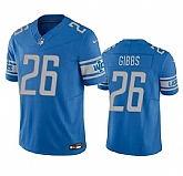 Men & Women & Youth Detroit Lions #26 Jahmyr Gibbs Blue 2023 F.U.S.E. Vapor Untouchable Limited Football Stitched Jersey,baseball caps,new era cap wholesale,wholesale hats